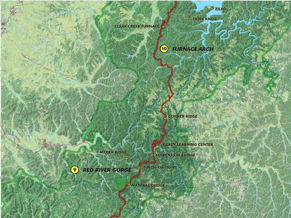 Sections 9-20: Red River Gorge &amp; Furnace Arch