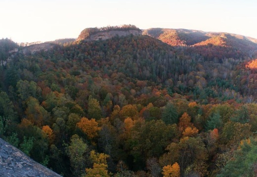 View from Hanson's Point into Chimney Top Creek and the ST