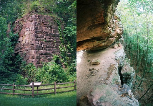 Clear Creek Iron Furnace &amp; Furnace Arch