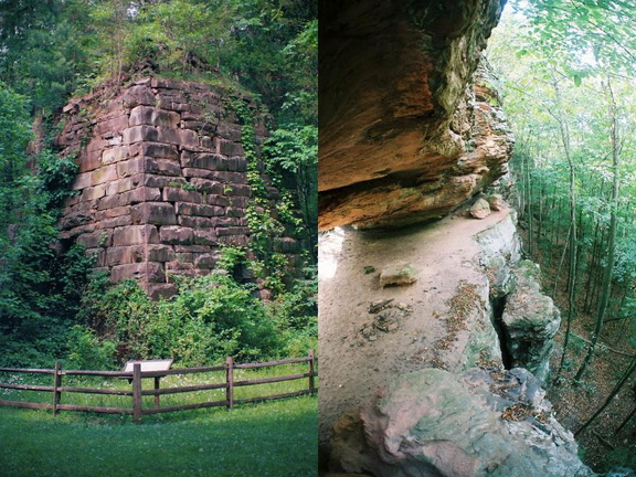 Clear Creek Iron Furnace &amp; Furnace Arch