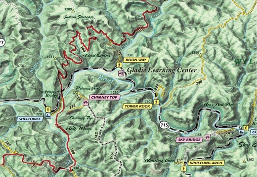 3D map of ST where it crosses the Red River