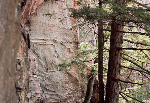 Cliff below Kleber Ridge