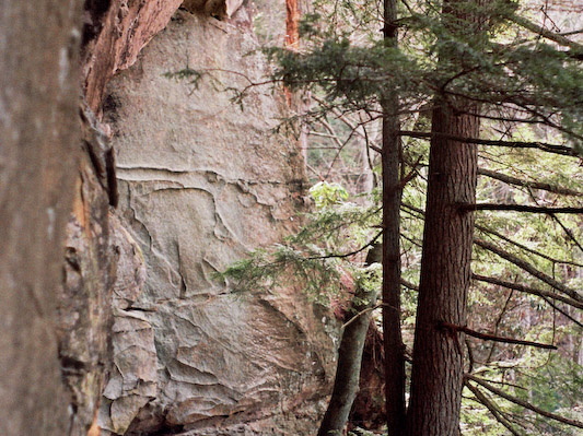 Cliff below Kleber Ridge