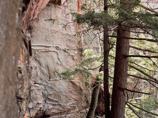 Cliff below Kleber Ridge