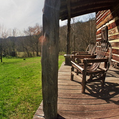 Cabin porch