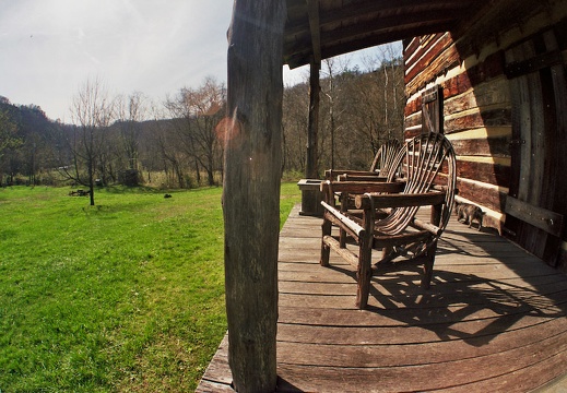 Cabin porch