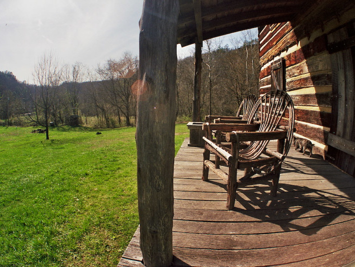 Cabin porch