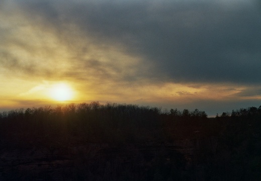 Evening view west from Sky Bridge