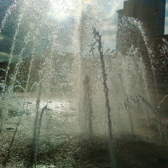Courthouse fountain