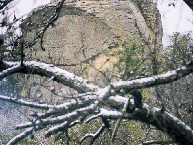 Snow Showers on Auxier Ridge