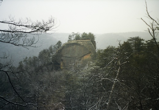 Snow Showers on Auxier Ridge