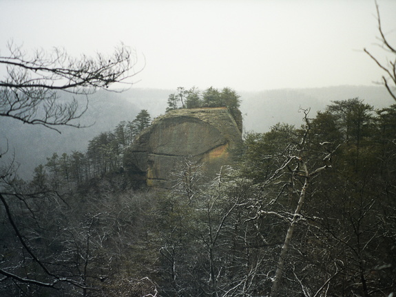 Snow Showers on Auxier Ridge