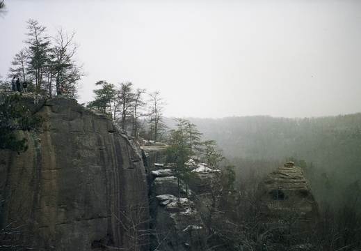 Snow Showers on Auxier Ridge