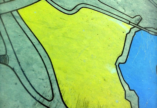 Steel Map, Falls Park on the Reedy