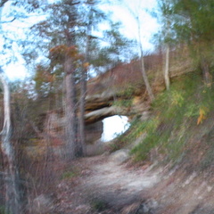 Double Arch in afterglow