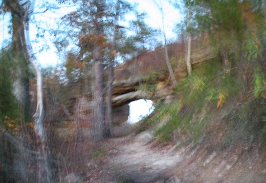 Double Arch in afterglow