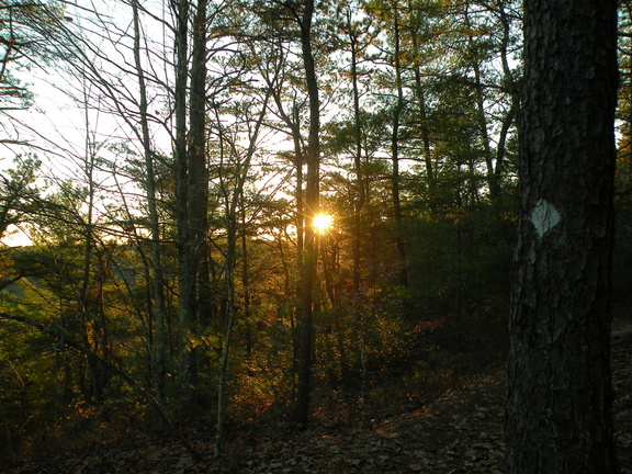 Sunset on Trail