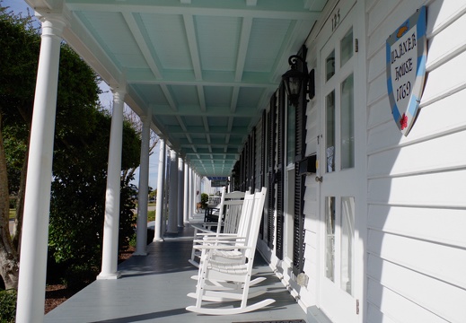 Boardwalk and historic town center