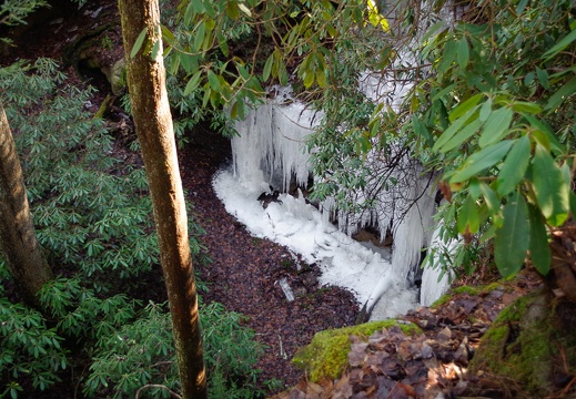 Small stream frozen