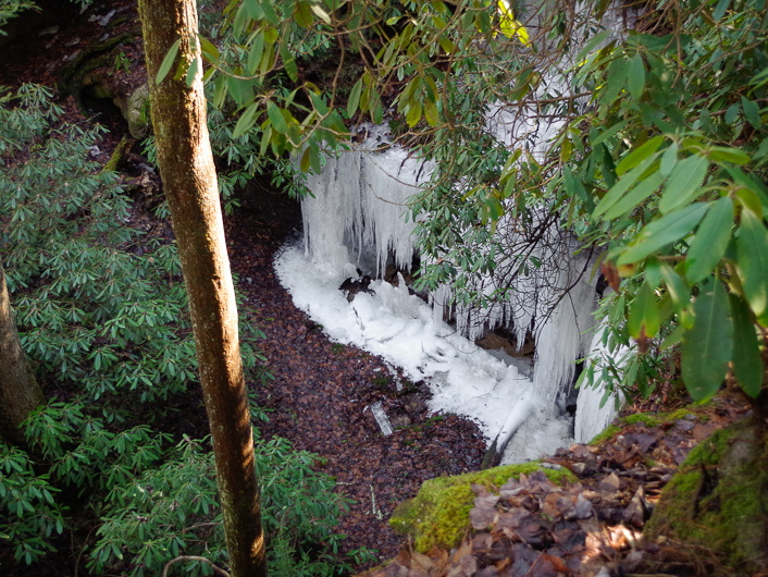 Small stream frozen