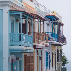 Old San Juan, San Justo and the ocean