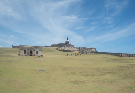 Great lawn of El Morro