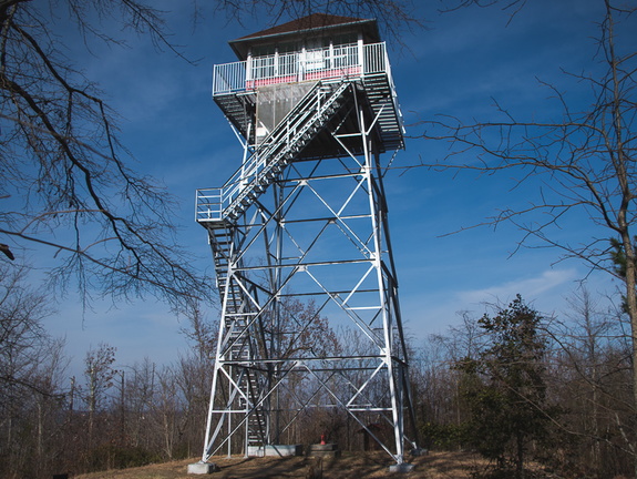 Restored Pinnacle fire tower