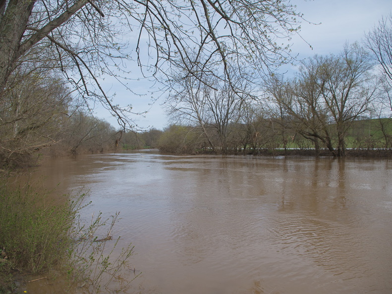 Stoner Creek after flood