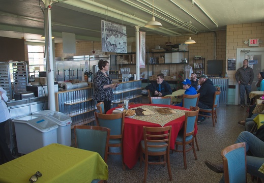 Laura Mize at The Midway School Bakery