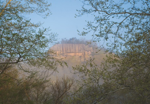 Raven Rock in fog