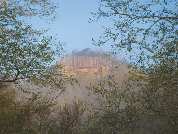 Raven Rock in fog