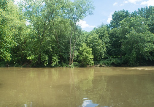 Rockcastle River ford at at old Wilderness Road