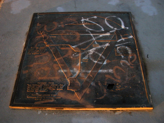 Bronze Map of Parks and Boulevards