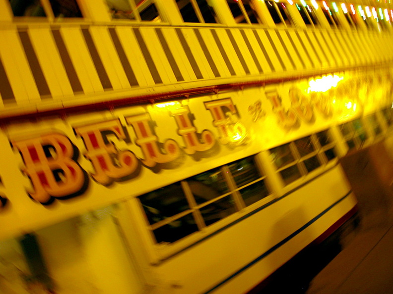 La Belle of Louisville at River Level