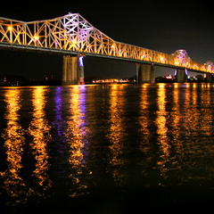 Bridge across River Level