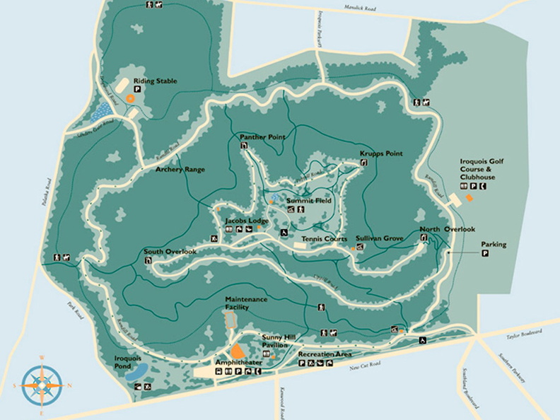 Map of Iroquois Park