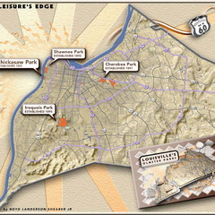 Map of Olmsted Parks in Louisville