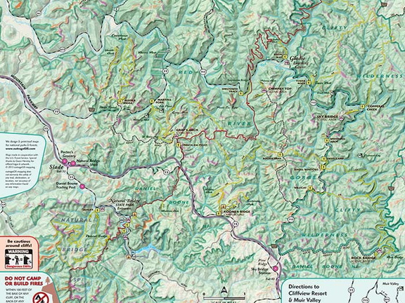 Sunset &amp; Sunrise Hiking Map