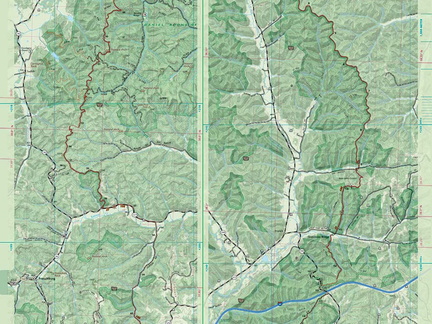 North, map one
