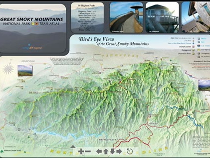 3D Map of the Great Smoky Mountains