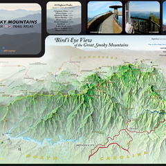 Bird's Eye View of the Great Smoky Mountains National Park