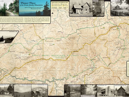 1926 Historic U.S. Geological Survey of the Great Smoky Mountains