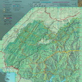 Western Section of the Great Smokies trail map