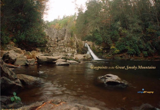 Waypoints in the Great Smoky Mountains, GPS pack and manual.