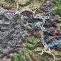 Natural Bridge Aerial Photographic &amp; GPS Trail Map -  1998