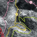 Natural Bridge Aerial Photographic &amp; GPS Trail Map -  19988