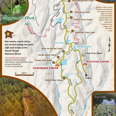 2D Red River Cabins Map - Oct, 2007