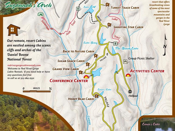 2D Red River Cabins Map - Oct, 2007