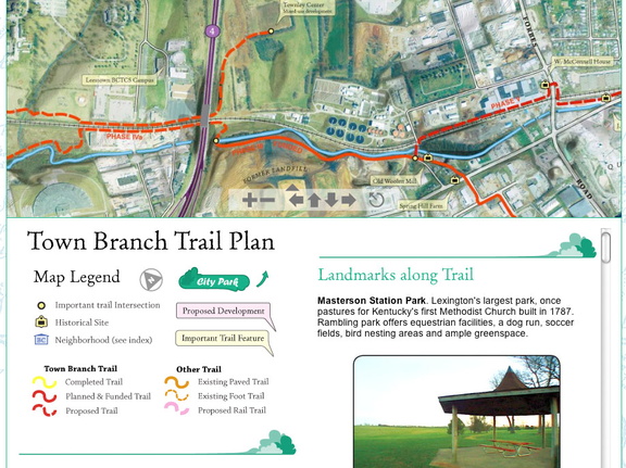 Town Branch Trail Plan Online - http://www.townbranch.org/map - Jan, 2008