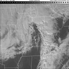 Visible Satellite: February 11, 2009 Wind Storm
